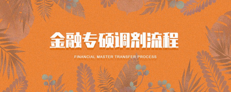 金融專碩調劑流程