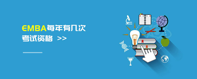 EMBA每年有幾次考試資格