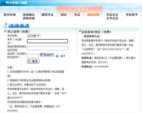 同等學(xué)力申碩考試成績查詢方式與時(shí)間