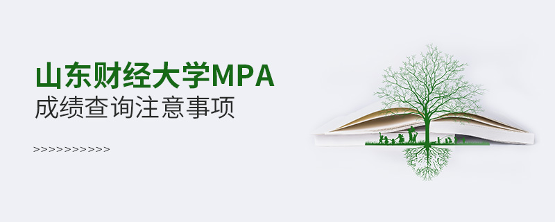 山東財經大學MPA成績查詢注意事項