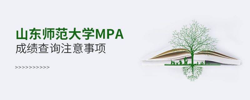 山東師范大學(xué)MPA成績查詢注意事項