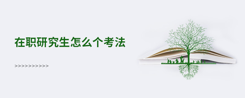 在職研究生怎么個(gè)考法