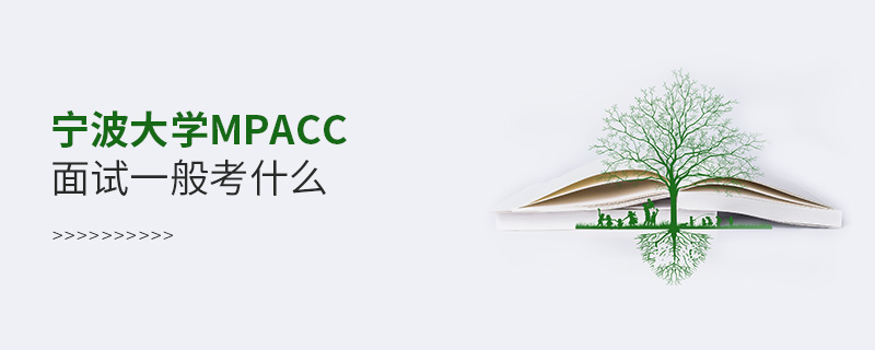 寧波大學(xué)MPAcc面試一般考什么