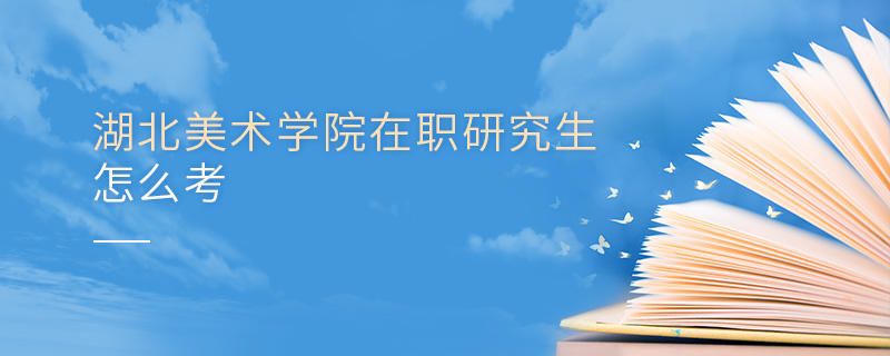 湖北美術(shù)學(xué)院在職研究生怎么考