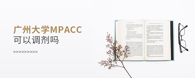 廣州大學(xué)MPAcc可以調(diào)劑嗎