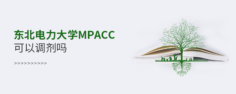 報考東北電力大學(xué)MPAcc可以調(diào)劑嗎？