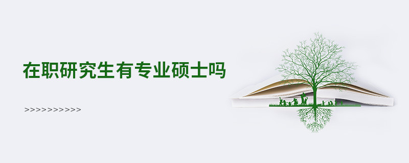 在職研究生有專業(yè)碩士嗎