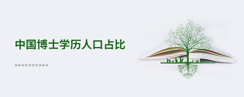 中國(guó)博士學(xué)歷人口占比