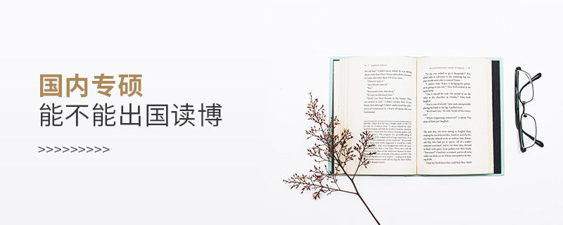國內(nèi)專碩能不能出國讀博