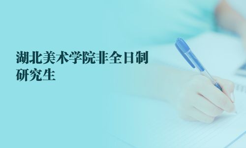 湖北美術(shù)學(xué)院非全日制研究生