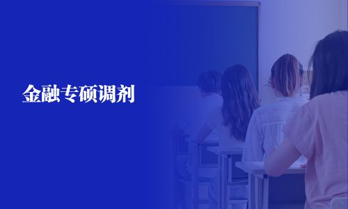 金融專碩調(diào)劑
