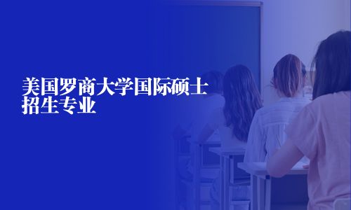 美國(guó)羅商大學(xué)國(guó)際碩士招生專業(yè)