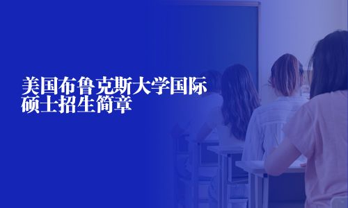 美國布魯克斯大學(xué)國際碩士招生簡章