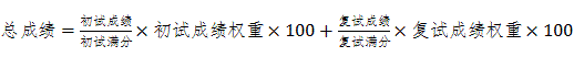 復(fù)試成績(jī)計(jì)算