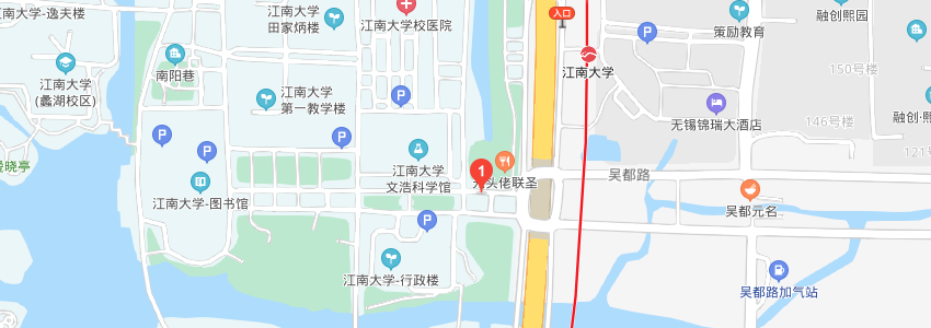 江南大學(xué)學(xué)校地圖