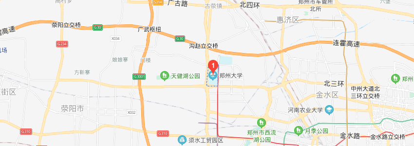 鄭州大學(xué)學(xué)校地圖
