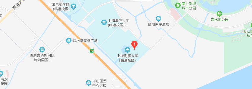 上海海事大學(xué)學(xué)校地圖