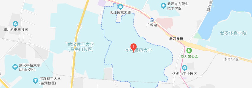 華中師范大學(xué)學(xué)校地圖
