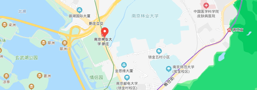 南京林業(yè)大學學校地圖