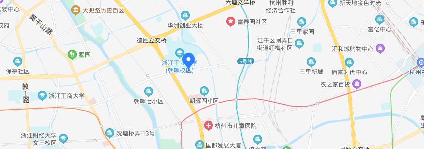 浙江工業(yè)大學(xué)學(xué)校地圖