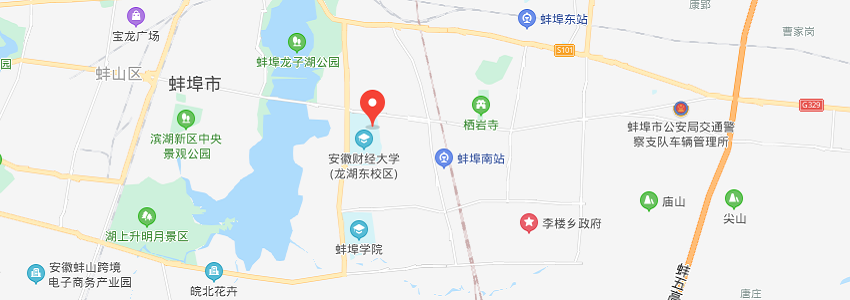 安徽財經(jīng)大學(xué)學(xué)校地圖