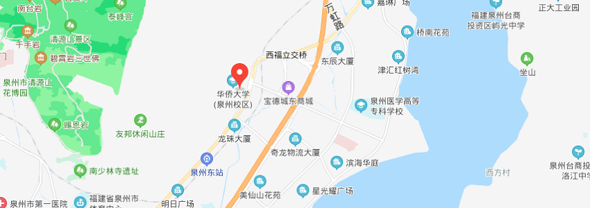 華僑大學(xué)學(xué)校地圖