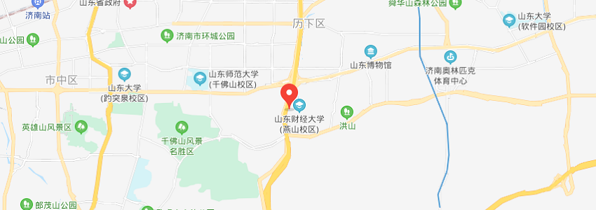 山東財(cái)經(jīng)大學(xué)學(xué)校地圖