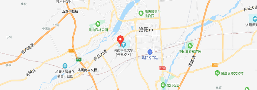 河南科技大學學校地圖