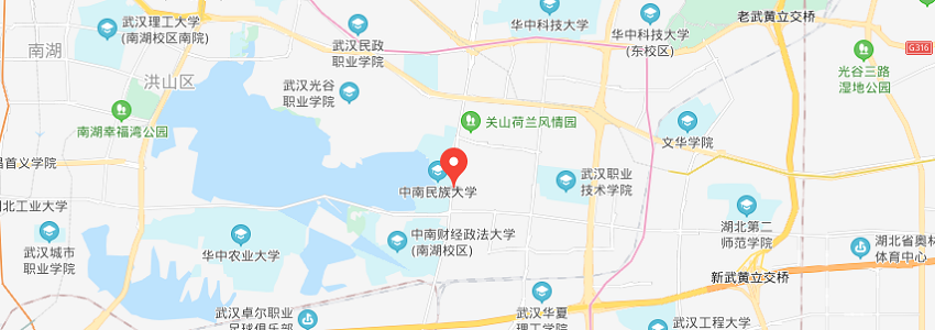 中南民族大學(xué)學(xué)校地圖