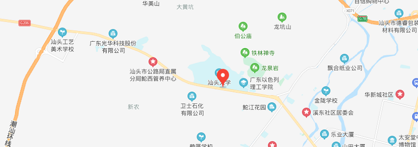汕頭大學(xué)學(xué)校地圖