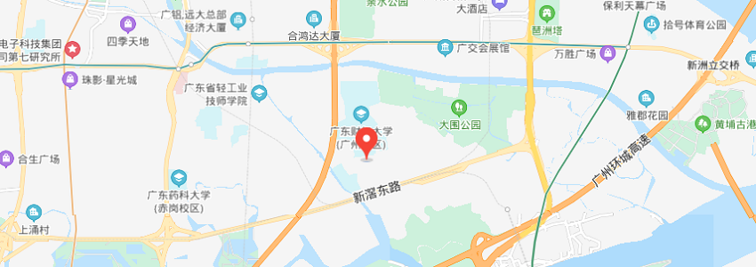 廣東財(cái)經(jīng)大學(xué)學(xué)校地圖