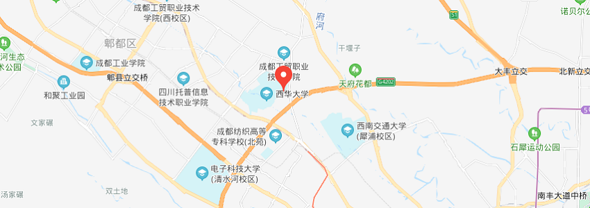 西華大學(xué)學(xué)校地圖