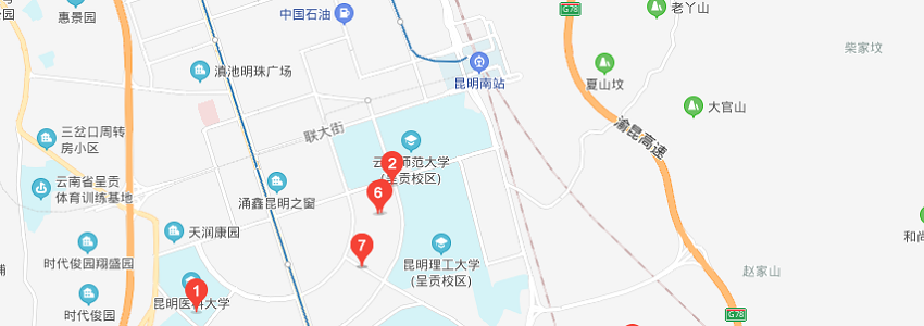 云南師范大學(xué)學(xué)校地圖