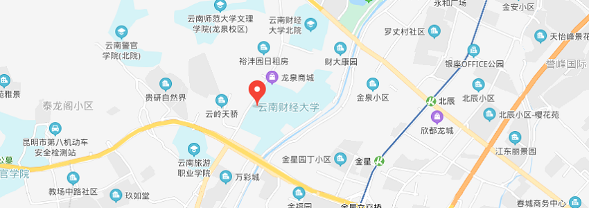 云南財(cái)經(jīng)大學(xué)學(xué)校地圖