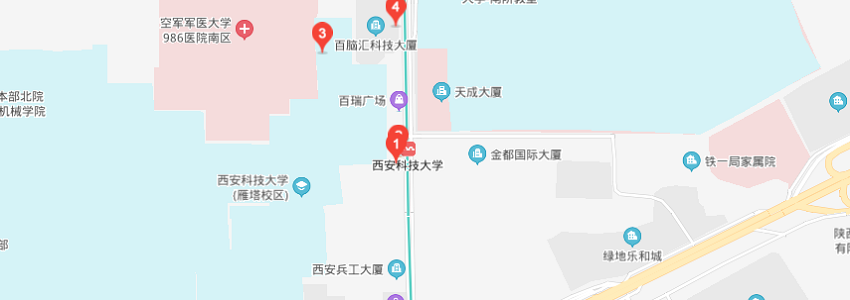 西安科技大學(xué)學(xué)校地圖
