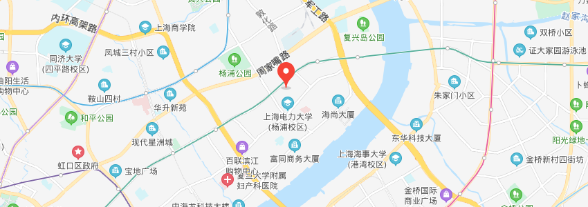 上海電力學(xué)院學(xué)校地圖