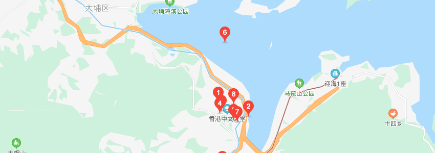 香港中文大學(xué)學(xué)校地圖