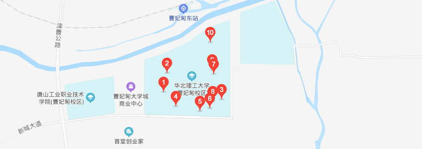 華北理工大學(xué)學(xué)校地圖