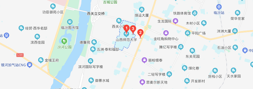 山西師范大學(xué)學(xué)校地圖