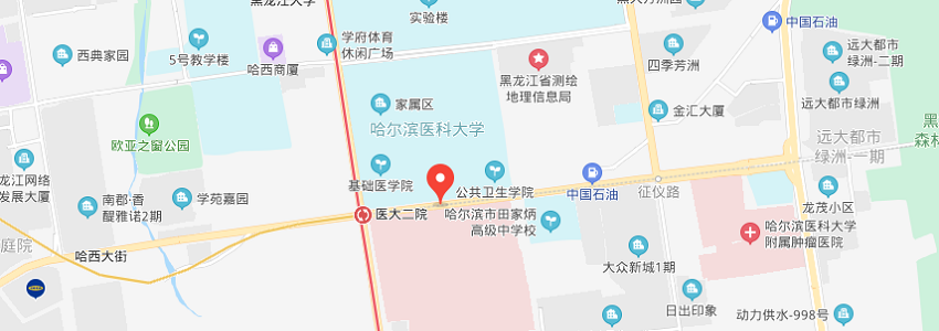 哈爾濱醫(yī)科大學(xué)學(xué)校地圖