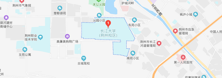 長江大學(xué)學(xué)校地圖