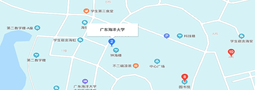 廣東海洋大學(xué)學(xué)校地圖