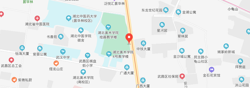 湖北美術(shù)學(xué)院學(xué)校地圖