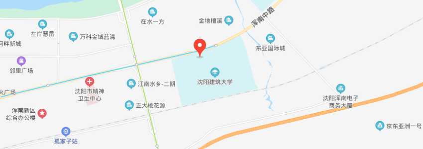 沈陽建筑大學(xué)學(xué)校地圖
