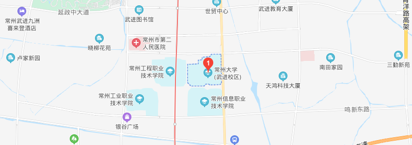 常州大學學校地圖