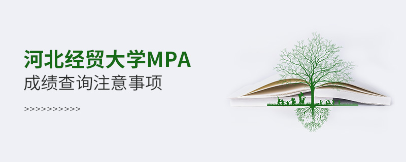 河北經(jīng)貿(mào)大學(xué)MPA成績查詢注意事項(xiàng)