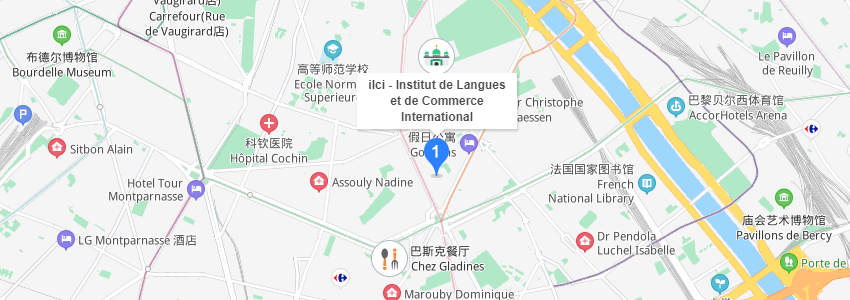 法國ILCI高等商學(xué)院學(xué)校地圖