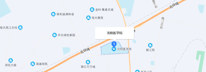 沈陽(yáng)醫(yī)學(xué)院學(xué)校地圖