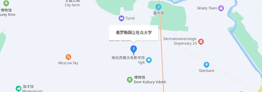 俄羅斯西南國立大學(xué)學(xué)校地圖
