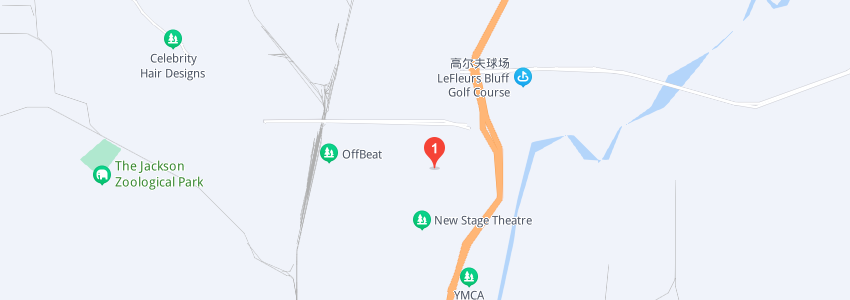 美國(guó)貝佛大學(xué)學(xué)校地圖